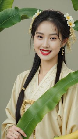 女生汉服临江仙古装造型